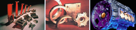Cast metal samples
